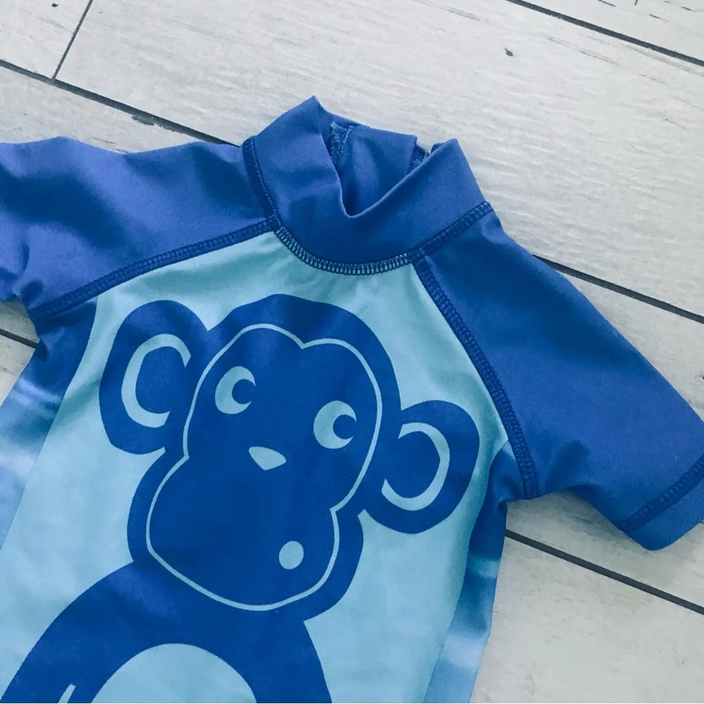 Next Monkey 🐒 Rashguard Size 3-6 Months - Picture 3 of 6